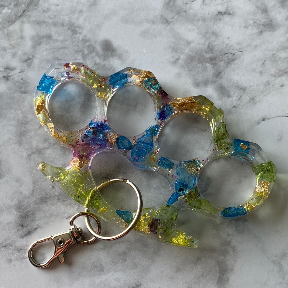 Colorful Knuckles keychain